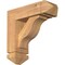 Ekena Millwork Funston Arts and Crafts Smooth Bracket w/ Offset Brace, Western Red Cedar, 5 1/2"W x 16"D x 16"H BKT0604X16X16FST03SWR - alternate 1